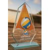 Levita Volleyball Color Glass Award