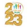 Color Run 2023 Acrylic Medal