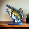 Cannes Printed Acrylic Fishing Pike Trophy