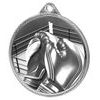 Boxing Classic Texture 3D Print Silver Medal