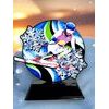 Roswell Black Acrylic Skiing Trophy