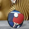 Rincon black acrylic Table Tennis medal