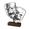 Sierra Classic Drama Theater Real Wood Trophy