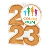 Color Run 2023 Acrylic Medal