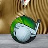 Rincon black acrylic Golf medal