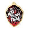 Molten Stainless Steel Muay Thai Medal