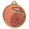 Basketball Color Texture 3D Print Gold Medal