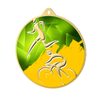 Aurum Stainless Steel Duathlon Medal