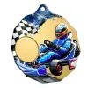 Dodeca Go Kart Stainless Steel Logo Insert Medal