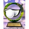 Onyx Stainless Steel Golf Trophy