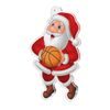Jolly Father Christmas Basketball Medal