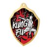 Molten Stainless Steel Kung Fu Medal