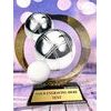 Onyx Stainless Steel Petanque Trophy