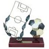 Santander Soccer ball Pitch Handmade Metal Trophy