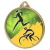 Duathlon Color Texture 3D Print Gold Medal