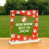 Eloise Dog Show Full Colour Printed Glass Award