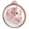 Ballet Color Texture 3D Print Bronze Medal