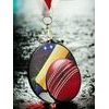 Rincon black acrylic Cricket medal