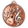 Acoustic Guitar Classic Texture 3D Print Bronze Medal
