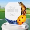 Hutton Pickleball Glass Award