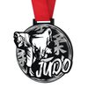 Giant Judo Black Acrylic Medal