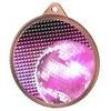 Glitterball Dance Pink Texture 3D Print Bronze Medal