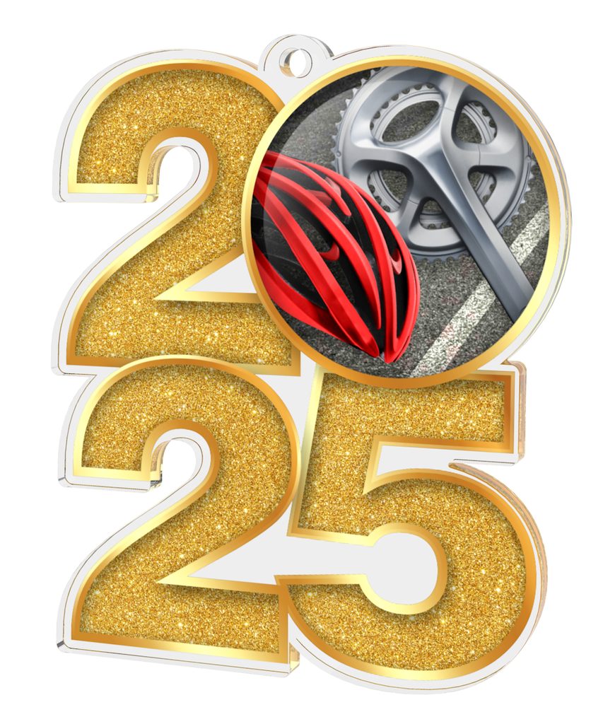 Cycling 2025 Acrylic Medal Trophy Monster ⭐ USA