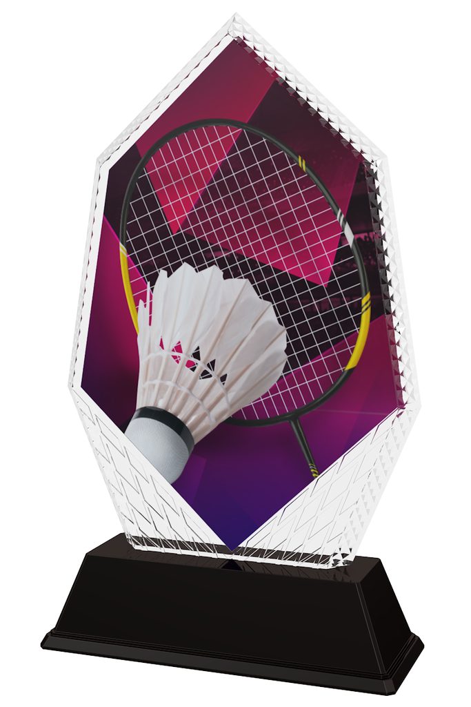 Cleo Badminton Racket and Shuttlecock Trophy Trophy Monster USA