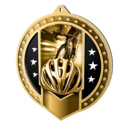 Noir Stainless Steel Cycling Classic Medal