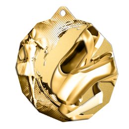 Polygon Classic Stainless Steel Ballet Medal