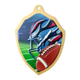 Molten Stainless Steel Football Medal
