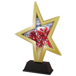 Gold Star Cheerleader Trophy