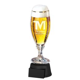 Celebration Beer Glass Custom Made Acrylic Award