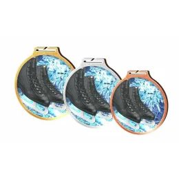 Habitat Black Ice Skating Boots Eco Friendly Wooden Medal