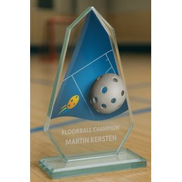 Levita Floorball Color Glass Award