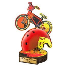 Grove BMX Bike Real Wood Trophy