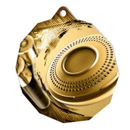 Polygon Classic Stainless Steel Shooting Medal