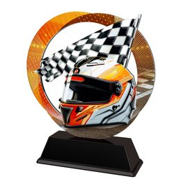 Onyx Stainless Steel Motorsport Trophy