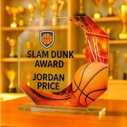Hutton Basketball Glass Award