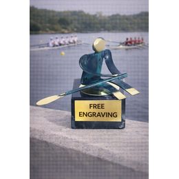 Toledo Rowing Handmade Metal Trophy