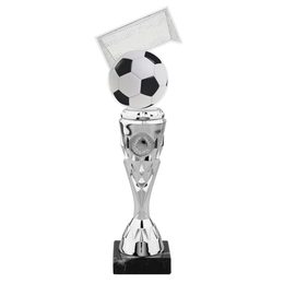 Silver Soccer Goal Acrylic Top Trophy