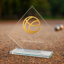 Vanguard Glass and Metal Fusion Petanque Trophy