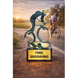 Toledo Cycling Handmade Metal Trophy