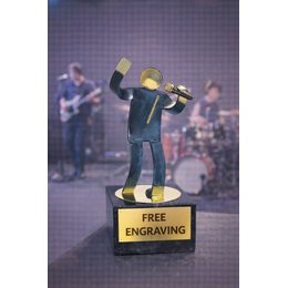 Toledo Singing Handmade Metal Trophy