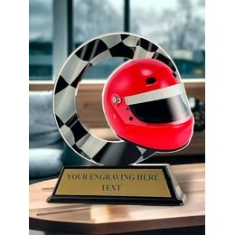 Rio Motorsports Helmet Trophy