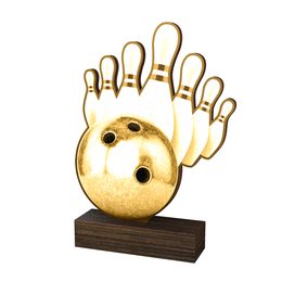 Sierra Classic Tenpin Bowling Real Wood Trophy