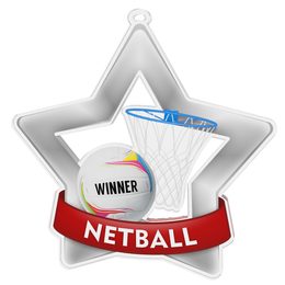 Netball Mini Star Silver Medal