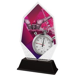 Cleo Male Swimming Stopwatch Trophy