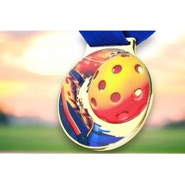 Sacul Pickleball Color Texture 3D Print Medal
