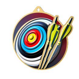 Aurum Stainless Steel Archery Medal